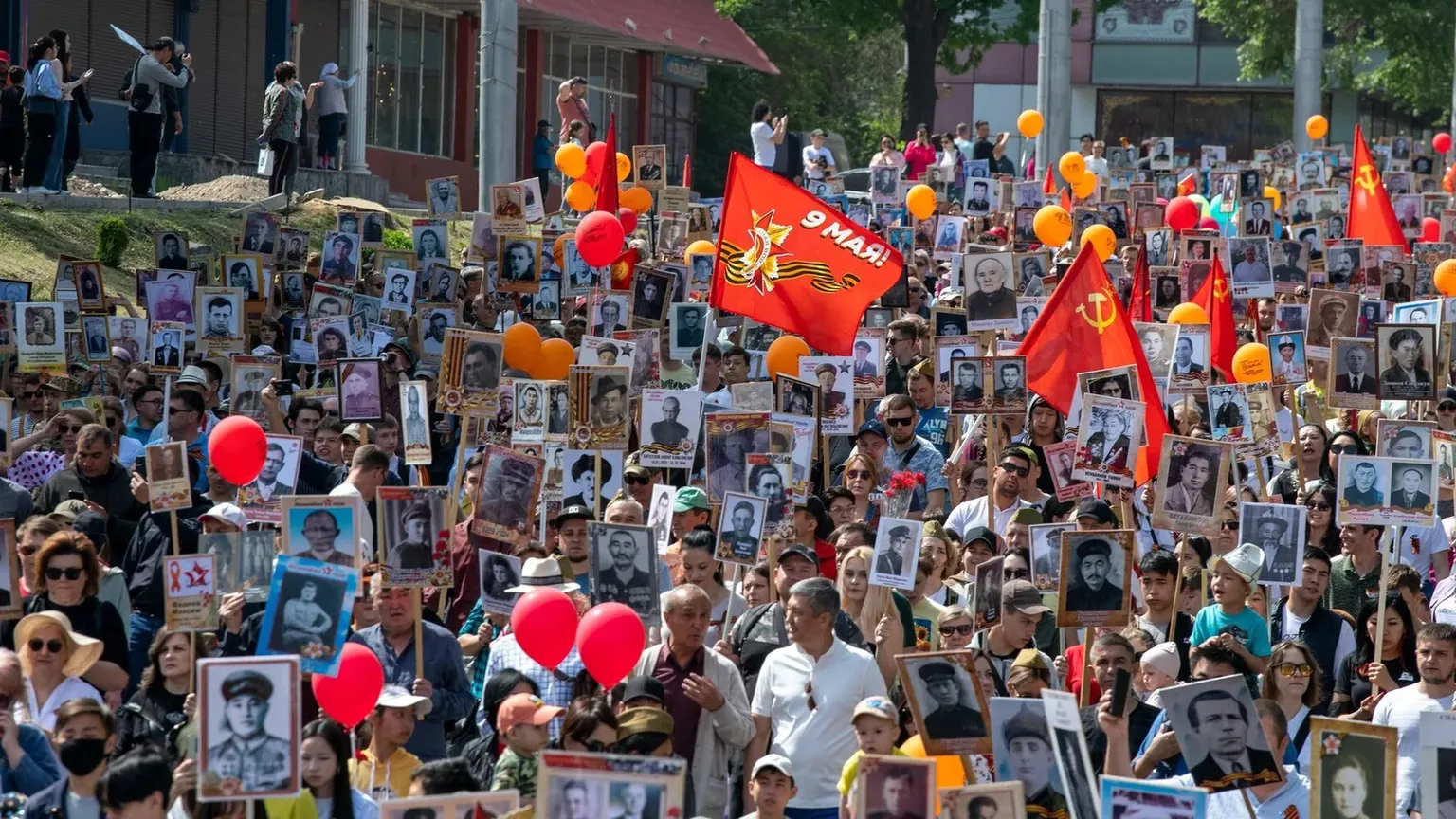 В Бишкеке 9 мая пройдет шествие «Бессмертный полк»: маршрут и время