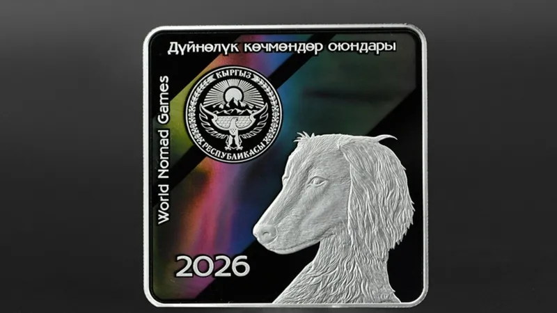 Нацбанк выпустил новую серебряную монету к Всемирным играм кочевников