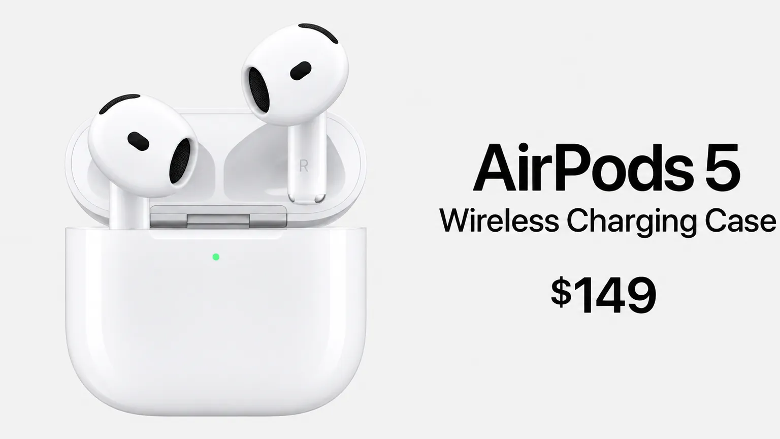 Apple представила AirPods 5: умнее и с шумоподавлением