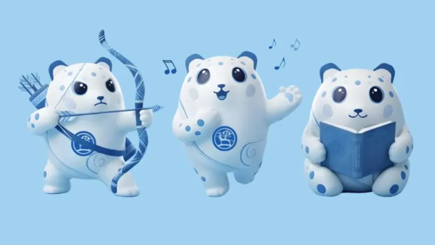 Милый снежный барс: как выглядит талисман Всемирных игр кочевников 2026